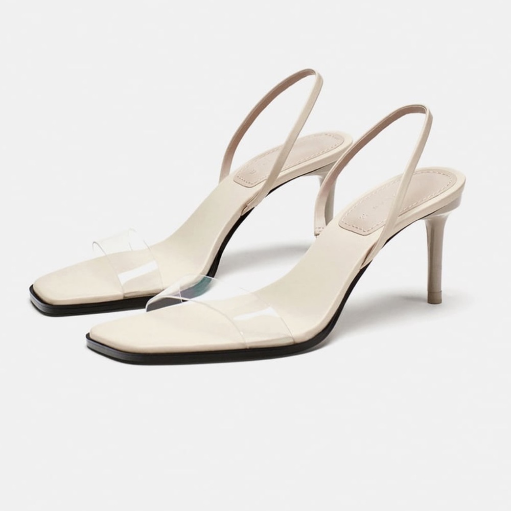 ‼️💫NWT ZARA | Vinyl strap sandals
